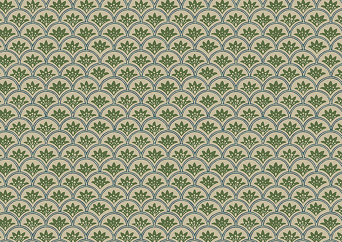 Land & Shore Dawn, Green - Twist&Fit Roman Blind - Image 8